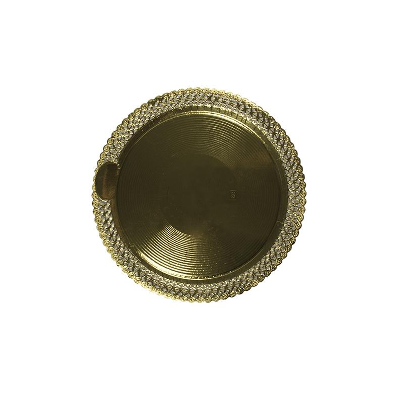 Platos Zeus de Oro Anónimo con Reserva 30 cm. (100 u.)
