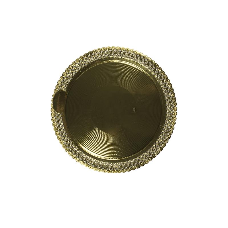 Platos Zeus de Oro Anónimo con Reserva 32 cm. (100 u.)