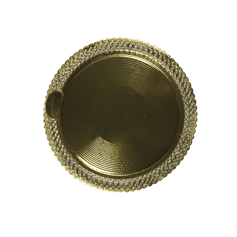 Platos Zeus de Oro Anónimo con Reserva 38 cm. (100 u.)