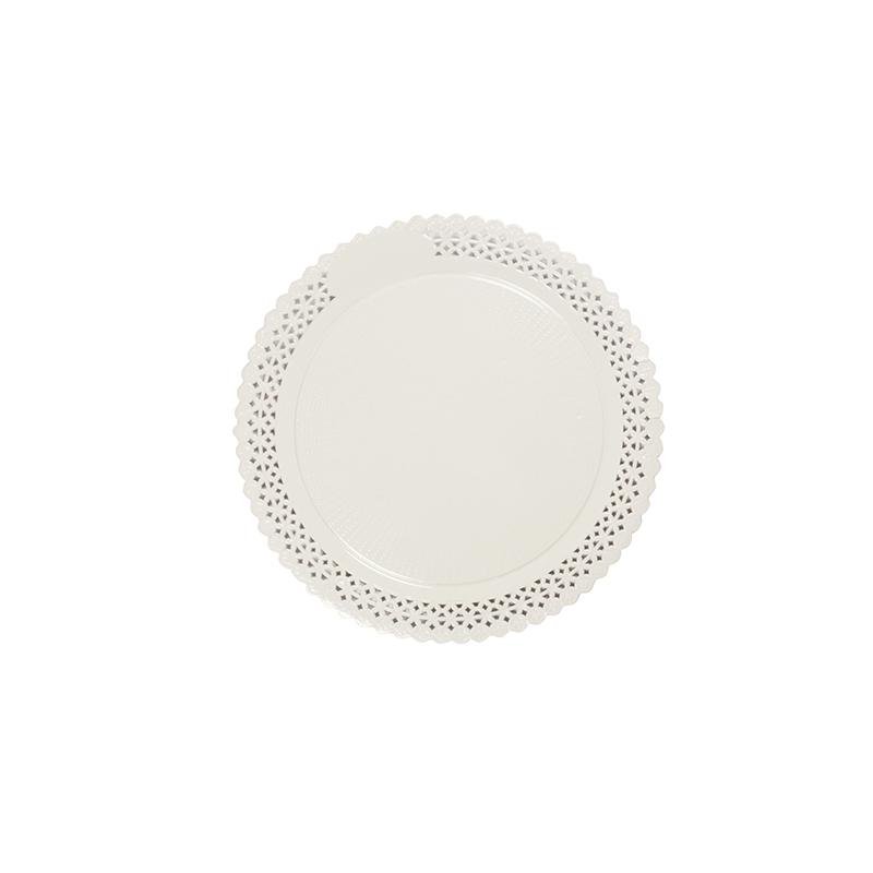 Platos Zeus de Blanco 25 cm. (100 u.)