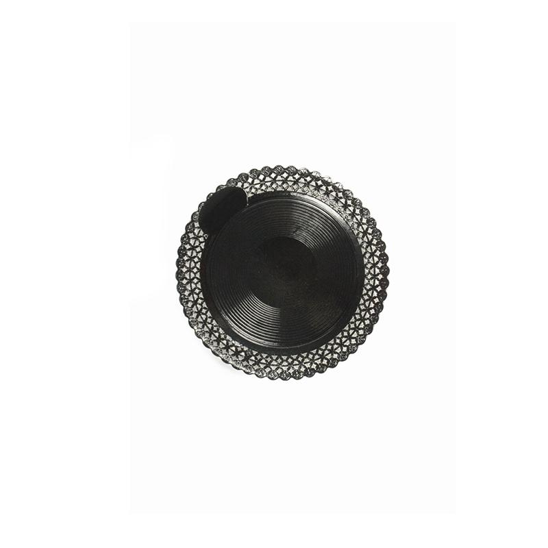 Platos Zeus de Anónimo Negro 20 cm.