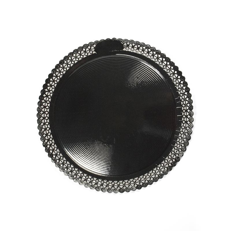 Platos Zeus de Anom.Negro 35 cm. (100 u.)