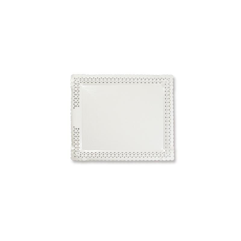 Bandejas Zeus Blancas Anónimas 18X25 cm. (100 u.)