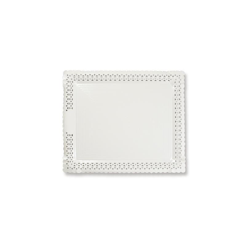 Bandejas Zeus Blancas Anónimas 22X27 cm. (100 u.)