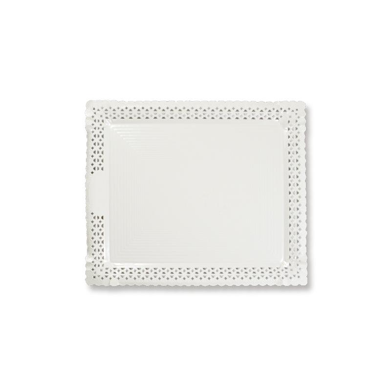 Bandejas Zeus Blancas Anónimas 27X32 cm. (100 u.)