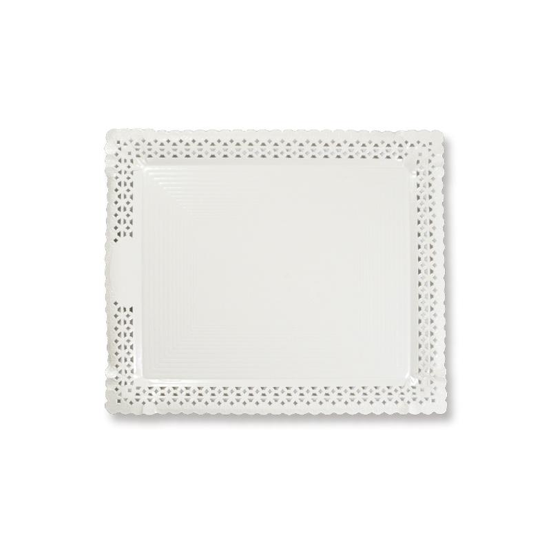 Bandejas Zeus Blancas Anónimas 31X39 cm. (100 u.)