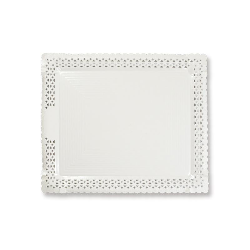 Bandejas Zeus Blancas Anónimas 35X41 cm.