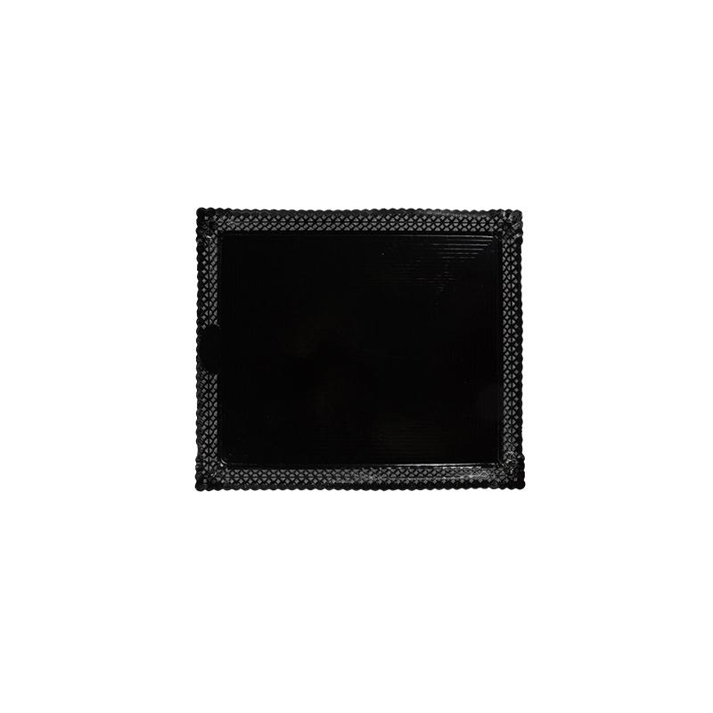 Bandejas Zeus Negras Anónimas 22X27 cm. (100 u.)