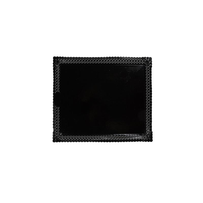 Bandejas Zeus Negras Anónimas 27X32 cm. (100 u.)
