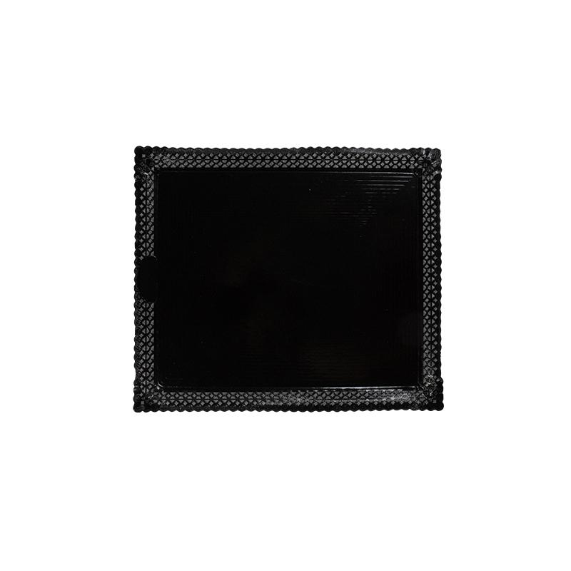Bandejas Zeus Negras Anónimas 31X39 cm. (100 u.)