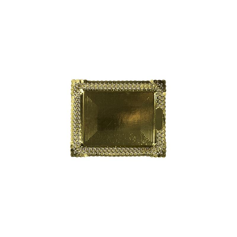 Bandejas Zeus Oro Anónimas 18X25 cm. (100 u.)