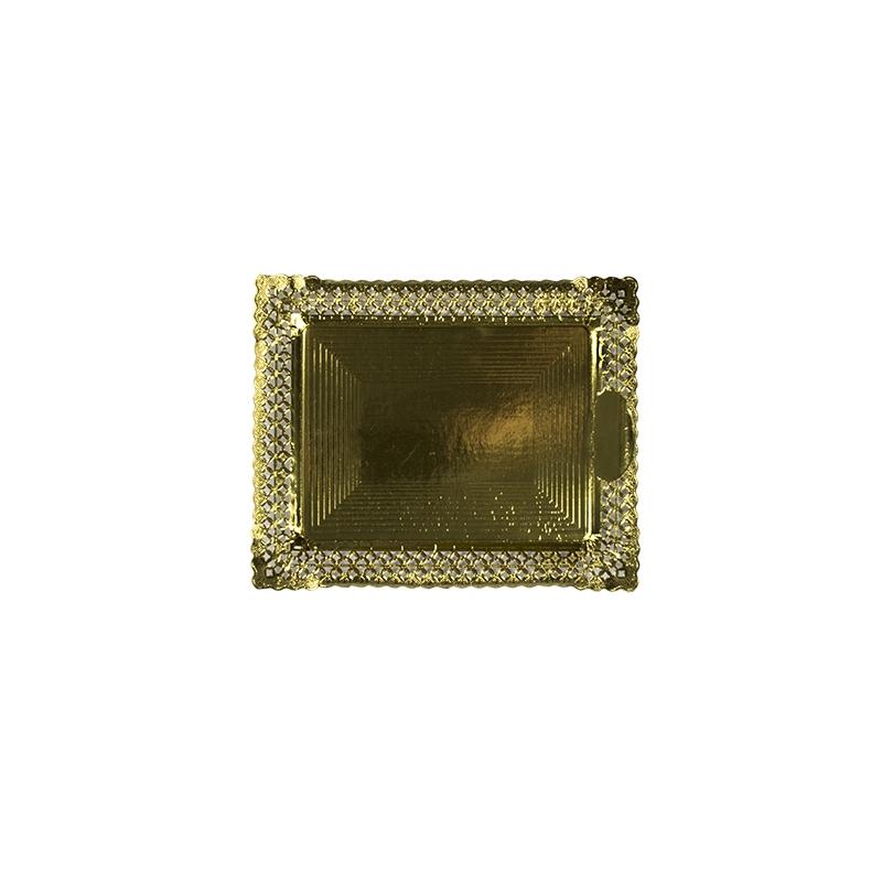 Bandejas Zeus Oro Anónimas 22X27 cm. (100 u.)