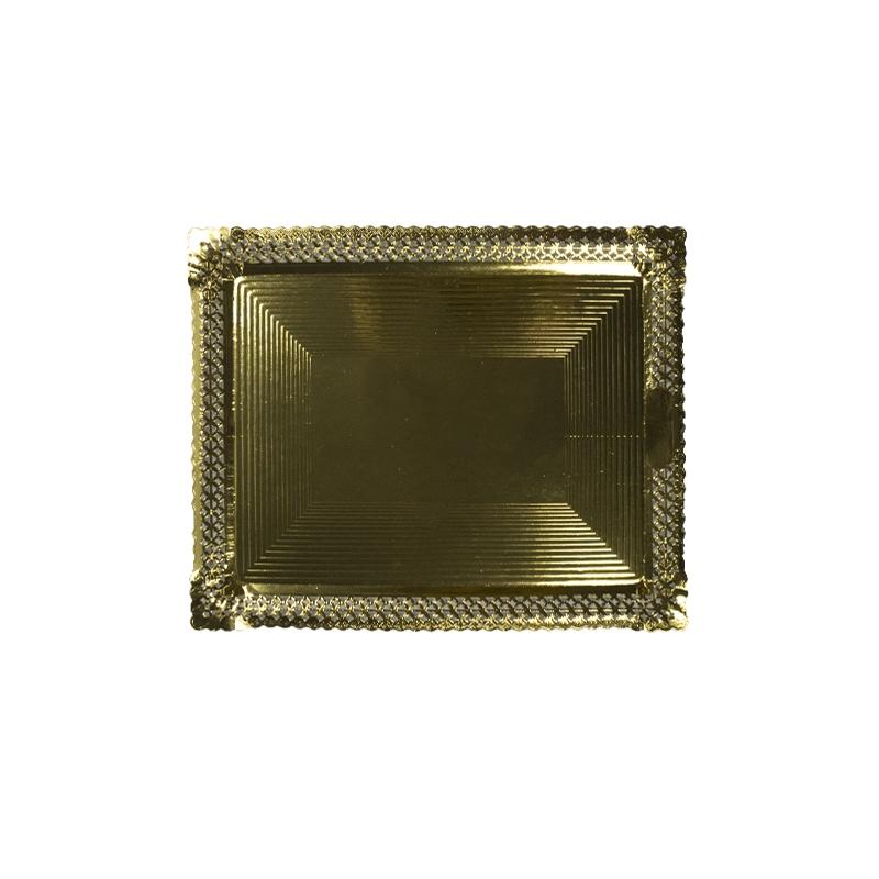 Bandejas Zeus Oro Anónimas 31X39 cm. (100 u.)