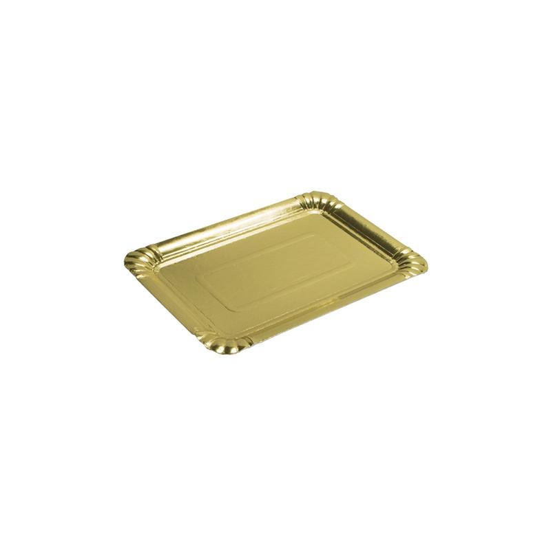 Bandejas Oro de 10X16 cm. (100 u.)