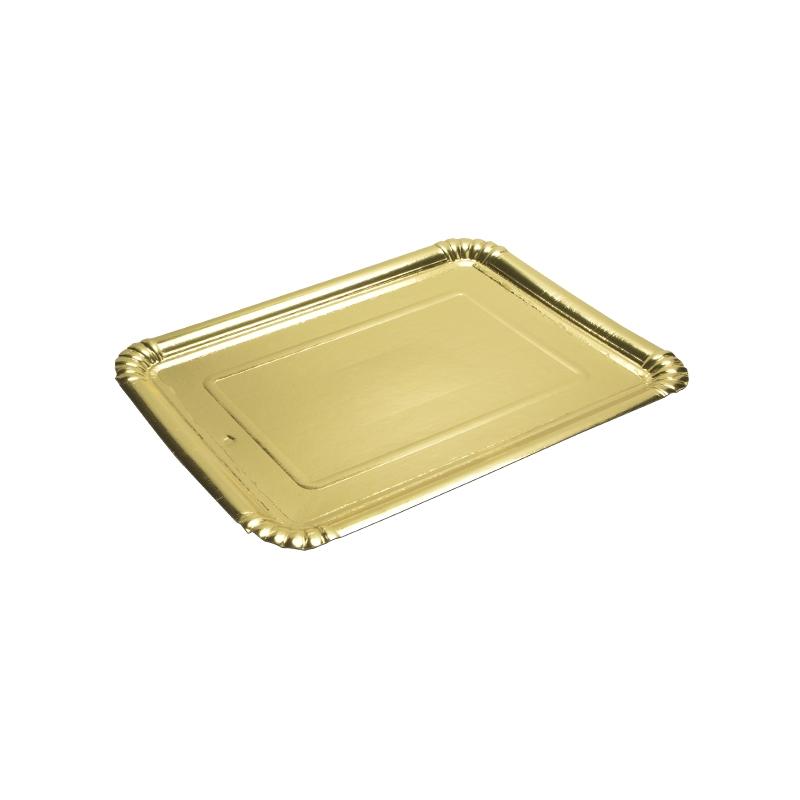 Bandejas Oro de 20X27 cm. (100 u.)