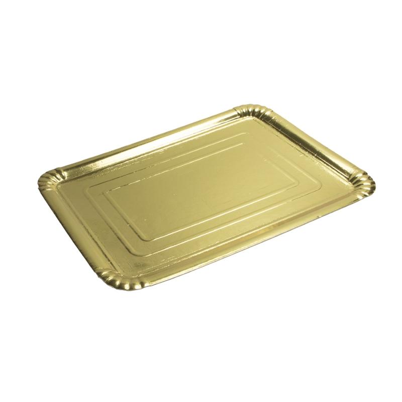 Bandejas Oro de 25X34 cm. (100 u.)