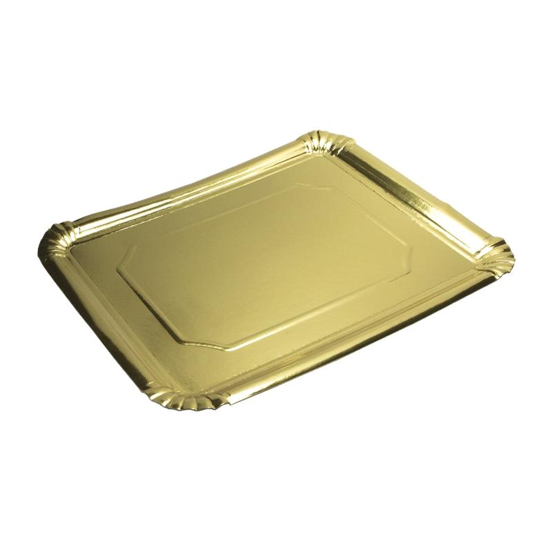 Bandejas Oro de 28X36 cm. (100 u.)