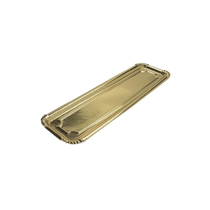 Bandejas de Tronco de Oro 9,5 X 29 cm.