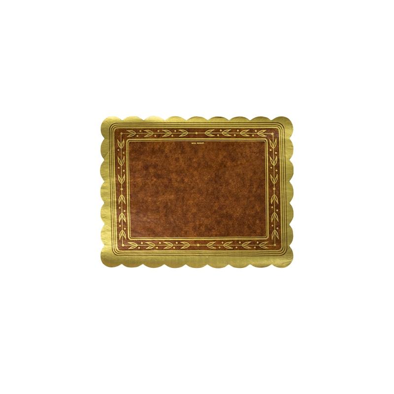 Blondas de Parafina Tabaco de 21X27 cm. (100 u.)