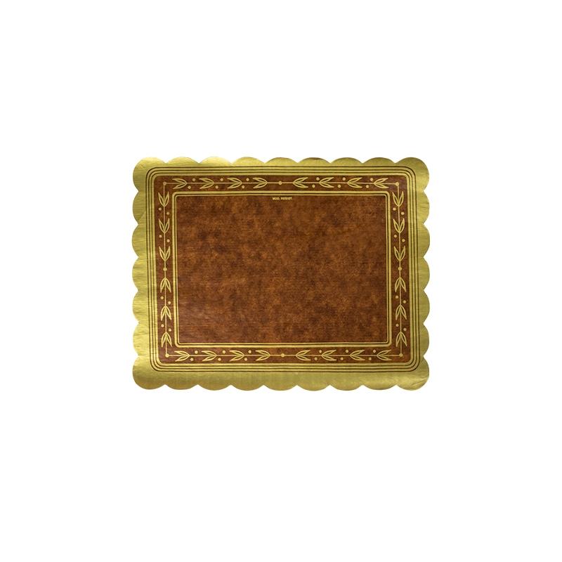 Blondas de Parafina Tabaco de 26X32 cm. (100 u.)