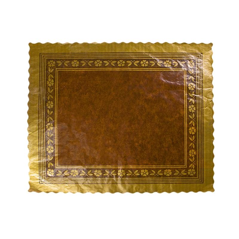 Blondas de Parafina Tabaco de 45X55 cm. (100 u.)