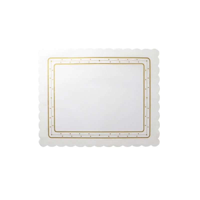 Blondas de Parafina Blanca de 31X37 cm. (100 u.)
