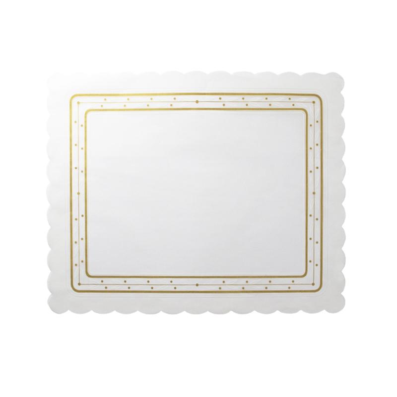 Blondas de Parafina Blanca de 45X55 cm. (100 u.)