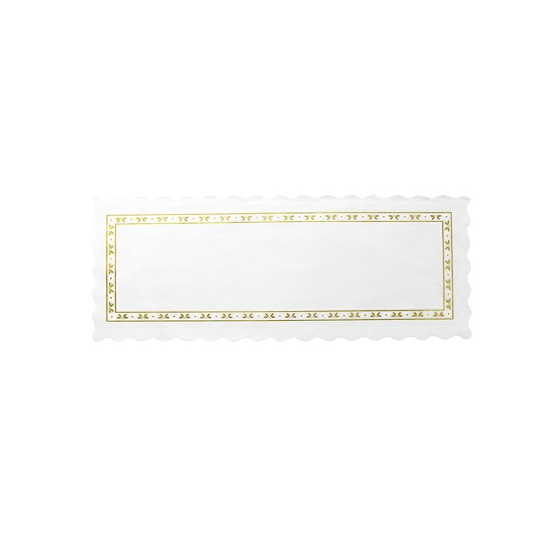 Blondas de Parafina Blanca de 13X31 cm. (100 u.)