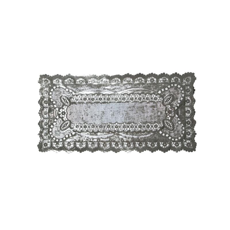 Blondas de Plata Calada de 22X56 cm. (100 u.)