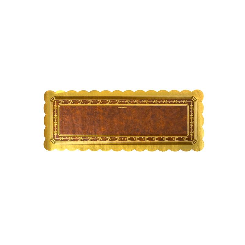Blondas de Parafina Tabaco de 13X31 cm. (100 u.)