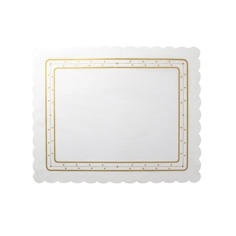 Blondas de Parafina Blanca de 40 X 47 cm.