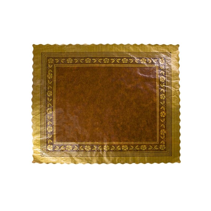 Blondas de Parafina Tabaco de 40 X 47 cm. (100 u.)