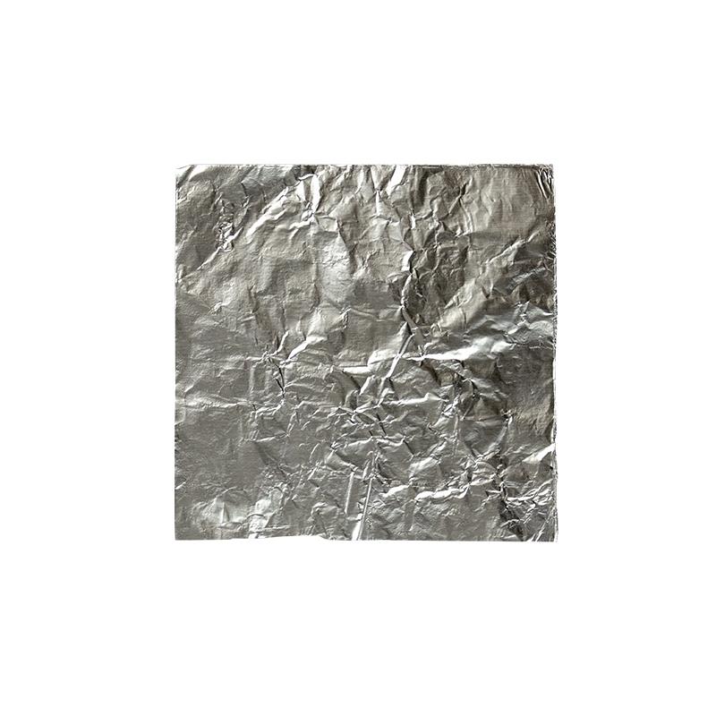 Aluminio Seda Plata 12 X 12 cm.