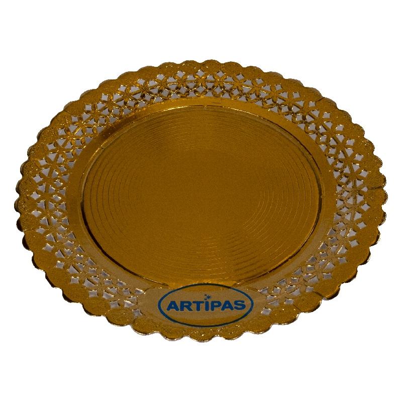 Platos Zeus Laminados con Reserva de 35 cm. (100 u.)
