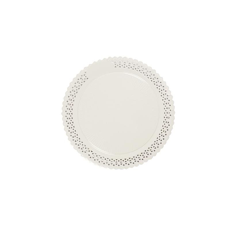 Platos Zeus Blancos Laminados de 25 cm. (100 u.)
