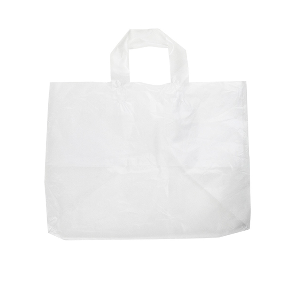 Bolsas de Plástico con Fondo Plano y Asa. 38 + 32X30  (70X47) (250 u.)