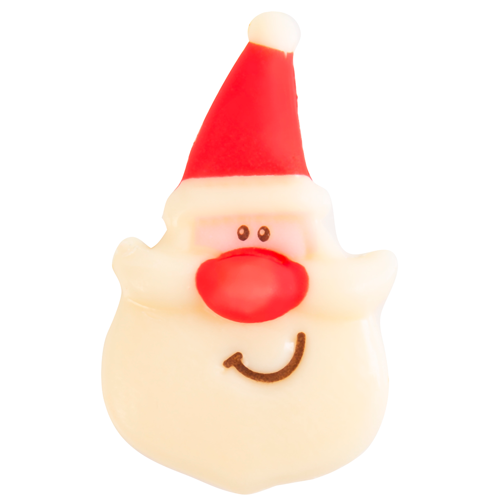 Placa Cara Papa Noel 30 X 80 mm. (50 u.)
