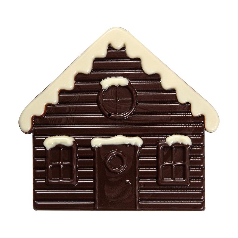 Placa para Tronco Casa Chocolate 85 X 90 mm.