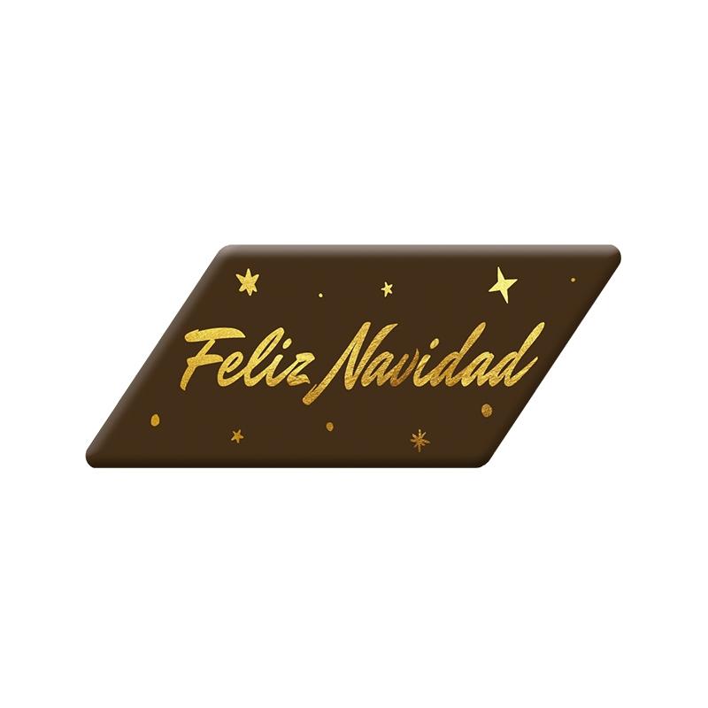 Letreros Feliz Navidad de Chocolate 23 X 55 mm. (160 u.)