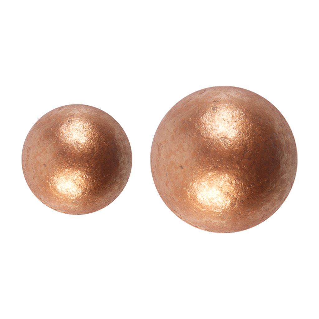 Esferas Doradas Brillantes Ø 22 y 28 mm.  (140 u.)