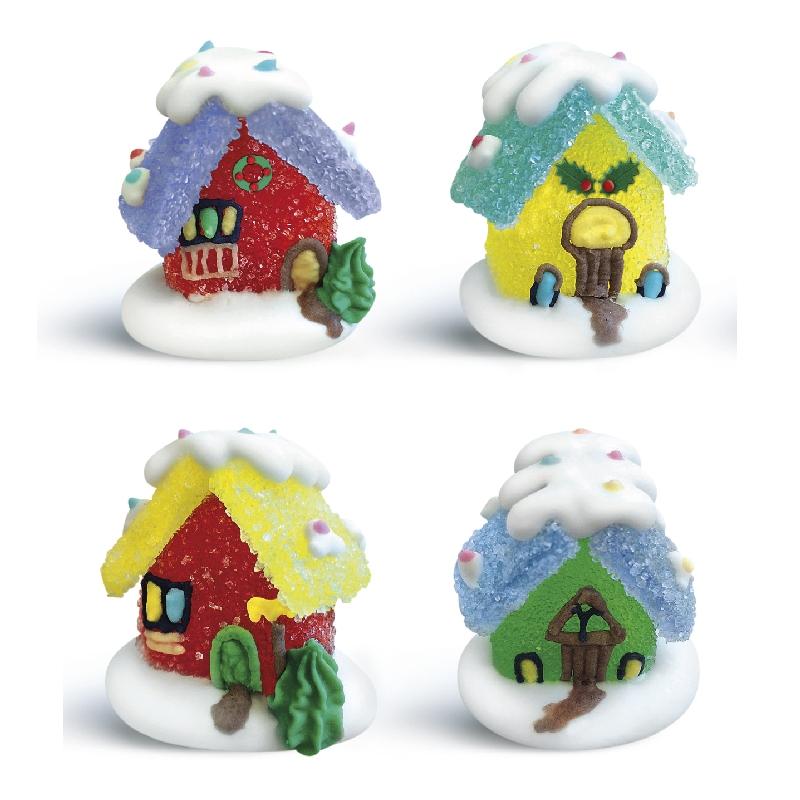 Casa Mediana Nevada Gelatina 45X45 mm. (30 u.)