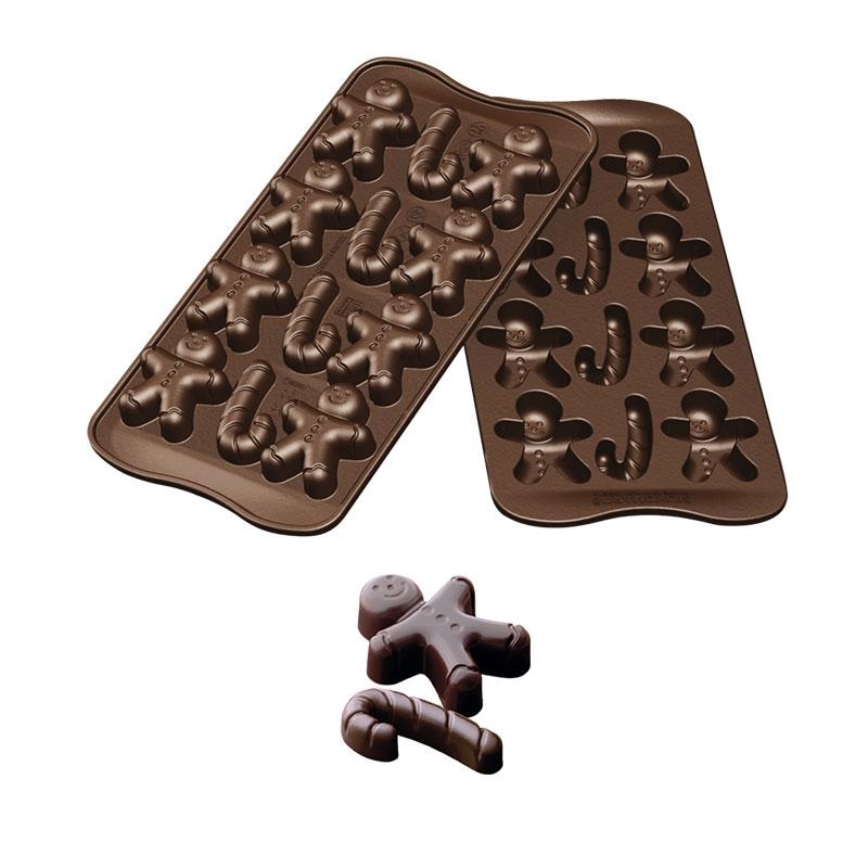 Molde de Silicona Bombónes Mr. Ginger 105X210 mm. 12 Pcs (1 u.)