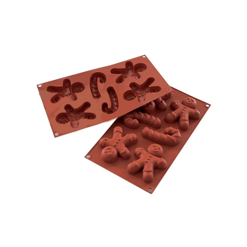 Molde de Silicona Gingerbread Man 6 Pcs (1 u.)