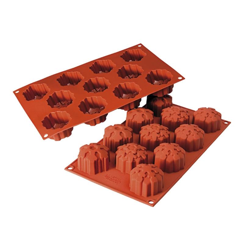Placa de Silicona Copos de Nieve Ø5,5 cm h3,5 cm 11 Moldes (1 u.)