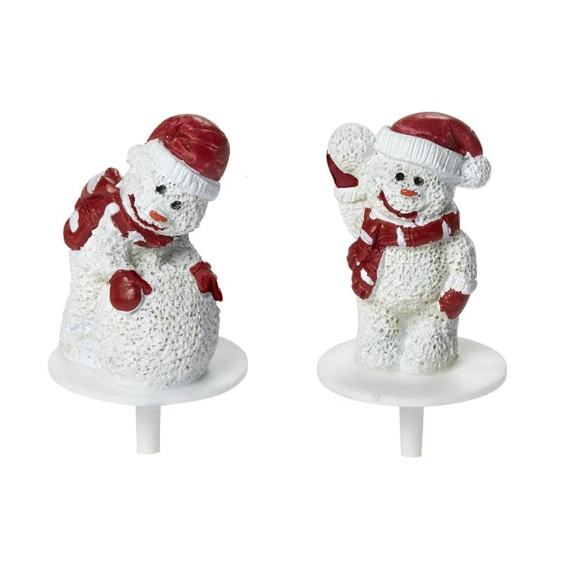 Muñeco de Nieve con Bufanda Roja (24 u.)