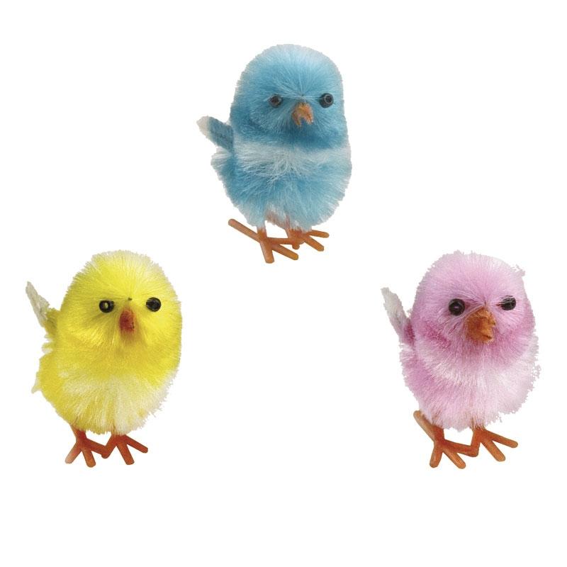 Gallinitas de Colores Surtidos 30 mm. (48 u.)