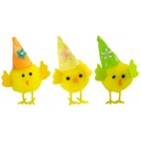 Pollo Lana Sombrero Fiesta 60 mm. (36 u.)