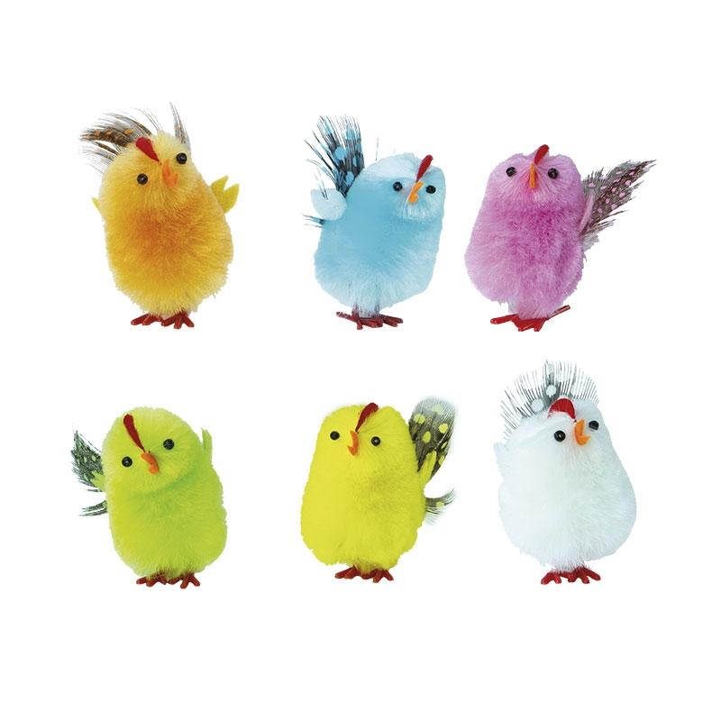 Gallos Colores Surtidos 45 mm.