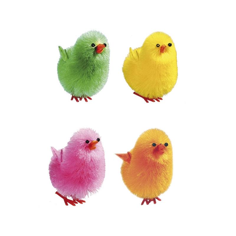 Pollo Grande Colores Surtidos 60 mm. (15 u.)