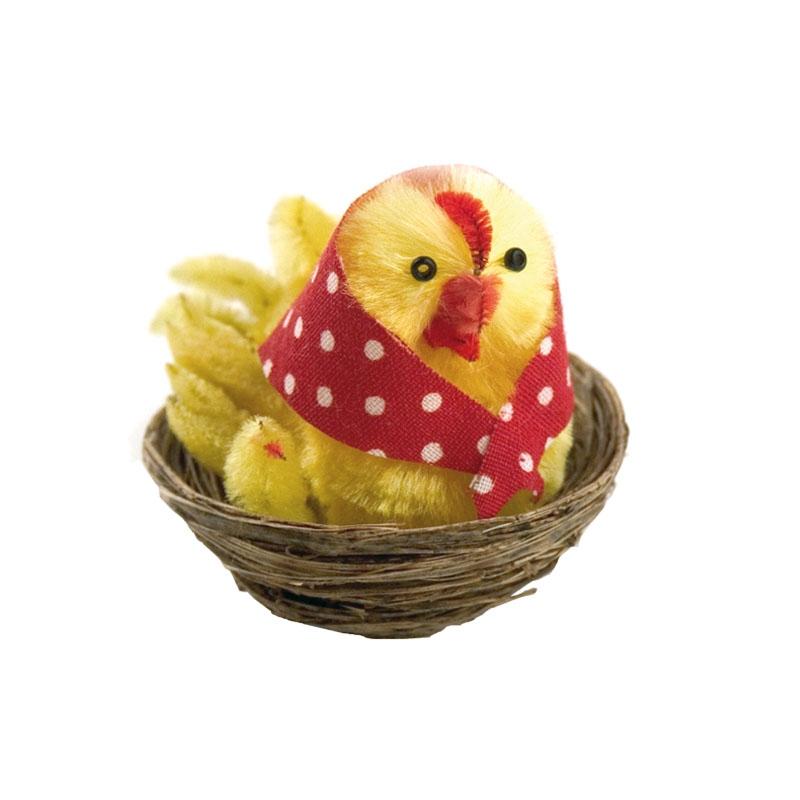 Cesta Gallina con Crias Ø 55 mm. (12 u.)